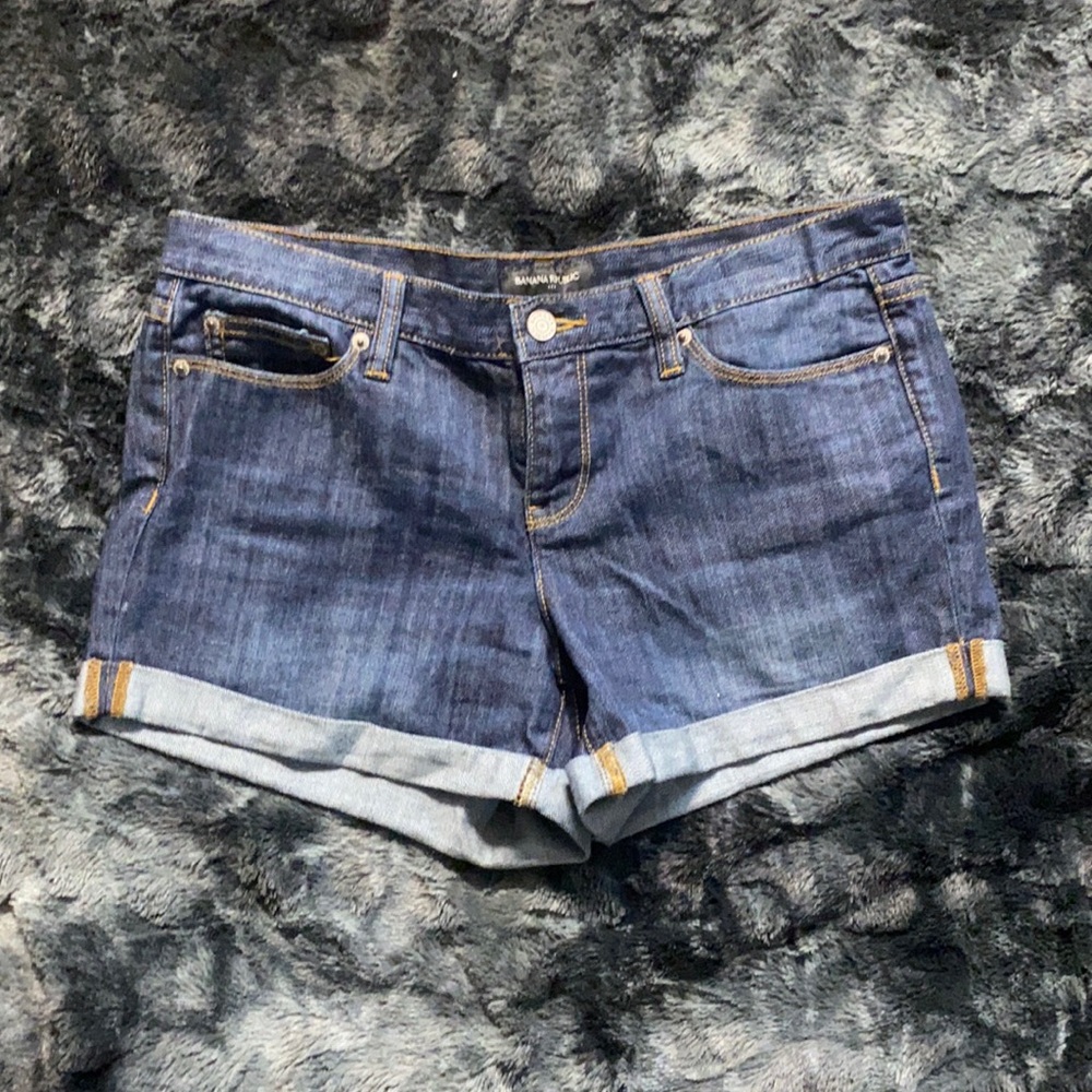 Denim shorts